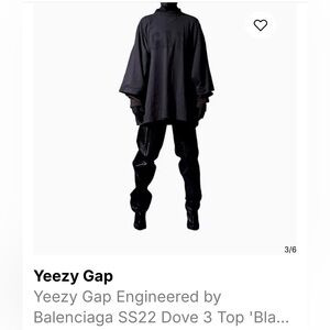 Yeezy Gap Engineered by Balenciaga SS22 Dove 3 Top. Size L